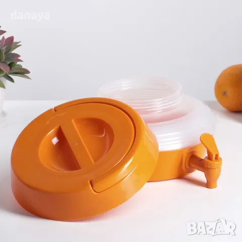 1709 Преносим сгъваем диспенсър за вода сгъваема туба с кранче, снимка 4 - Аксесоари за кухня - 49760464