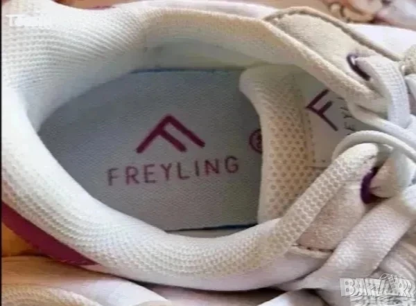 FREYLING Оригинал Нови Кожени Дамски Маратонки 40, снимка 4 - Маратонки - 50799882