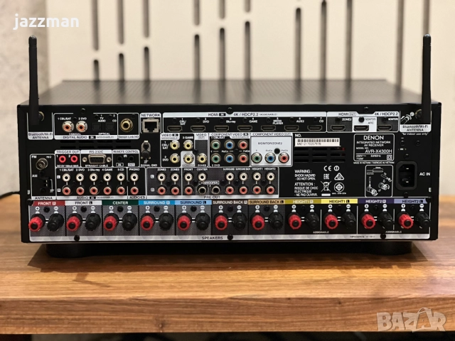 Denon AVR-X4300H – AV ресийвър | Dolby Atmos | HEOS, снимка 10 - Ресийвъри, усилватели, смесителни пултове - 52821881