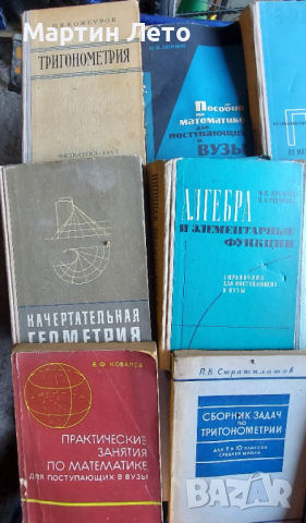 Стари руски учебници по математика, алгебра, снимка 2 - Антикварни и старинни предмети - 45041424