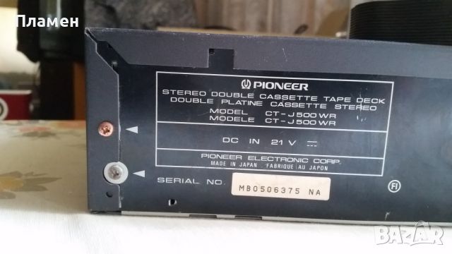 PIONEER CT-J500WR, снимка 3 - Декове - 45782943