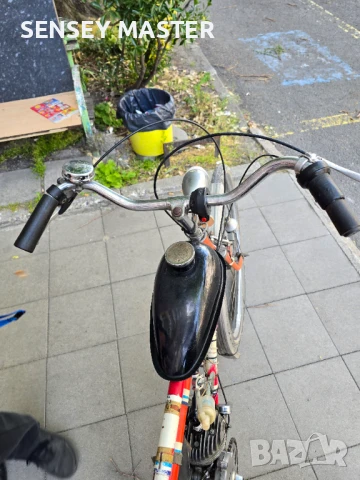 ЧЕРЕН ПЕТЪК!!!    Колело Хенкел с монтиран двигател, снимка 12 - Велосипеди - 50484386