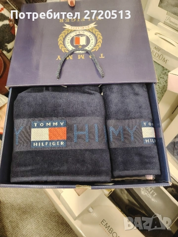 Луксозен хавлиен комплект – подаръчна кутия, снимка 5 - Хавлиени кърпи - 53194598