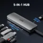 Нов USB-C хъб 10Gbps с 4 порта и 100W захранване за MacBook, iPad, снимка 7