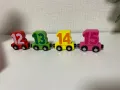 Дървен влак с цифрички - 218 см., снимка 9
