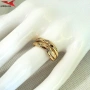 Пръстен с 14К златно покритие 224856, снимка 4