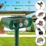 Animal Repeller Соларен репелент за животни, ултразвуков репелент за къртици за външна употреба със , снимка 1