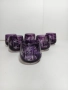 Чаши  от аметистов оловен кристал Nachtmann, снимка 1