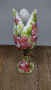 Ръчно рисувана ваза с интересна форма и дизайн.Височина 24,5 см,, снимка 12