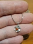 Калинка  и сребърно синджирче носи щастие любов и  късмет на притежателят им, снимка 1