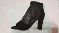 Дантелени обувки на висок ток, снимка 5