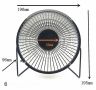 Мини отоплителен уред за бюро или помещения, 2 налични размера / Мощност: от 200W до 400W; Ниски нив, снимка 10
