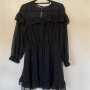 Нова черна елегантна феерична но точки  къса рокля zara Zara , снимка 7