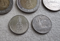 Монети. Тайланд. 1 , 5 и 10 бата. 5 бройки.  Тайландски батове. 5 бройки., снимка 3