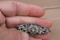 Дамска сребърна брошка, снимка 5