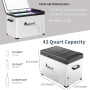 Alpicool 40L компресорен авто хладилник с фризер Bluetooth 12V 24V 220V хладилна кутия, снимка 3