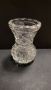 Стара стъклена ваза, снимка 1 - Вази - 45448756