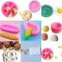 Силиконов молд Хранителни продукти калъпи различни видове Сирене, Франзела, Кроасан, Ядки, Яйце и др, снимка 1