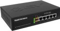 BV-Tech 5-портов гигабитов PoE комутатор (4 Gigabit PoE порт + 1 Gigabit Uplink) – 65W – 802.3af/at, снимка 1