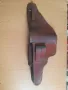 Стар кожен кобур за пистолет,с колан и портупей, снимка 4