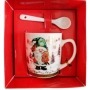 Празничен комплект чаша + лъжичка в луксозна кутия – Merry Christmas, снимка 2