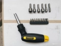 draper expert 40части отвертка къси дълги битове .Stanley Отвертка тресчотка c битове, снимка 3