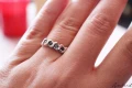 Нежен и елегантен сребърен пръстен - модел R029, снимка 1