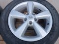 Лети джанти 17ки 5х114.3 Nissan+летни гуми 215/60/17 Pirelli, снимка 5