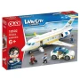 Конструктор GUDI самолет и кола – 461 части | Livin’ City Business Jet | Съвместим с Lego, снимка 1