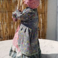 Старинна музикална кукла- баба, снимка 2 - Кукли - 45616786
