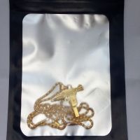 синджир ланец верижка с uzi, снимка 3 - Колиета, медальони, синджири - 44796540