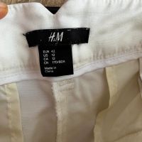 Бял панталон H&M, снимка 2 - Панталони - 45596880