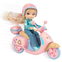 UNIQUE EYES Кукла с реалистични очи с мотор скутер 25см, снимка 2 - Кукли - 45527124