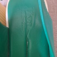Модерни сандали зелена естествена кожа, снимка 3 - Сандали - 45250791