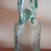 Старо стъклено шише с топче, снимка 4 - Колекции - 45535747