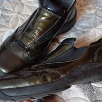 Тъмнозелени пролетно-есенни обувки, естествен лак, снимка 4 - Дамски ежедневни обувки - 45156022