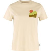 Дамска тениска Fjall Raven - Nature, в цвят Chalk White, снимка 1 - Екипировка - 45338141