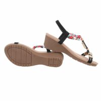 Дамски сандали на клин, 4цвята , снимка 11 - Сандали - 45595529