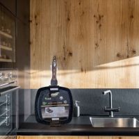 Висококачествен грил тиган с незалепващо гранитно покритие, 26 см, снимка 3 - Съдове за готвене - 45118259
