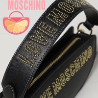 LOVE MOSCHINO 🍊 Дамска кожена чанта "BLACK & GOLD" нова с етикети, снимка 1 - Чанти - 45494551