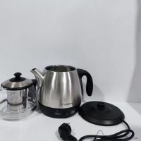 Електрически чайник от неръждаема стомана Lexical, 2 в 1, снимка 3 - Аксесоари за кухня - 45731878