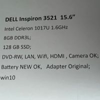Dell Inspiron 3521 15.6", снимка 3 - Лаптопи за дома - 45828017
