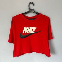 Дамска тениска над пъпа Nike, Размер М , снимка 5 - Тениски - 45776365