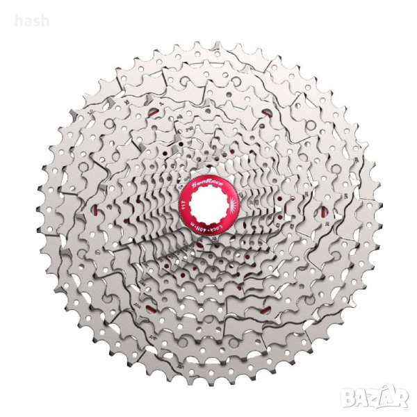 Касета за велосипед SunRace CSMZ800-WA1 с 12 скорости | 11-51 - за Shimano HG | сребриста, снимка 1