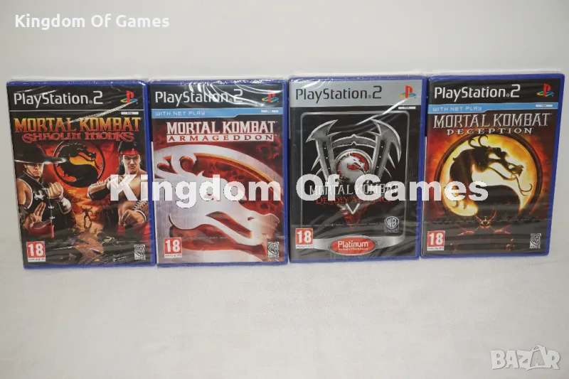 ЧИСТО НОВИ Игри за PS2 Mortal Kombat: Shaolin Monks/Armageddon/Deception/Deadly Alliance/, снимка 1