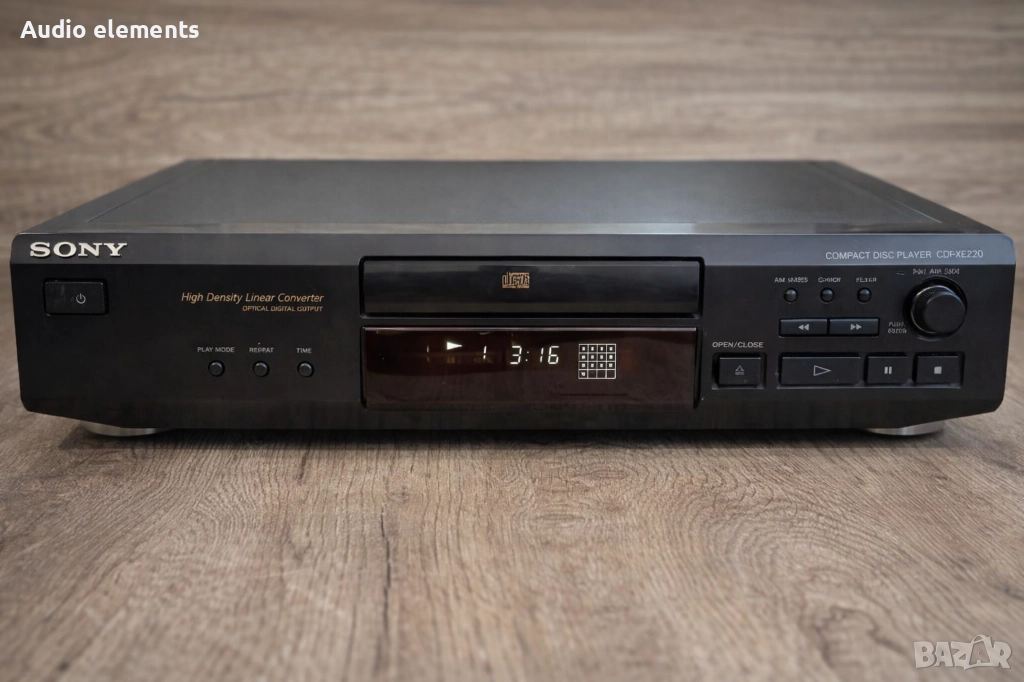 Sony CDP-XE220 CD Player – Optical Out, High Density DAC, снимка 1