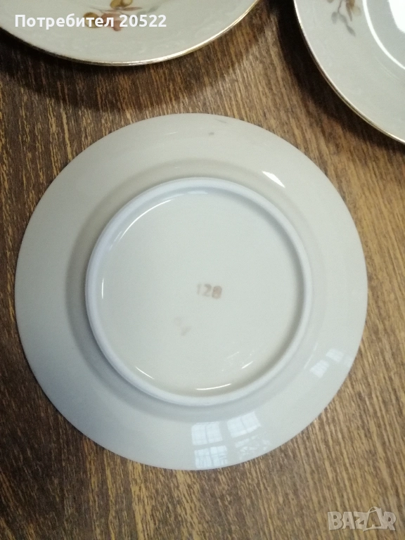 Десерни немски, шведски и английски чинийки. , снимка 1