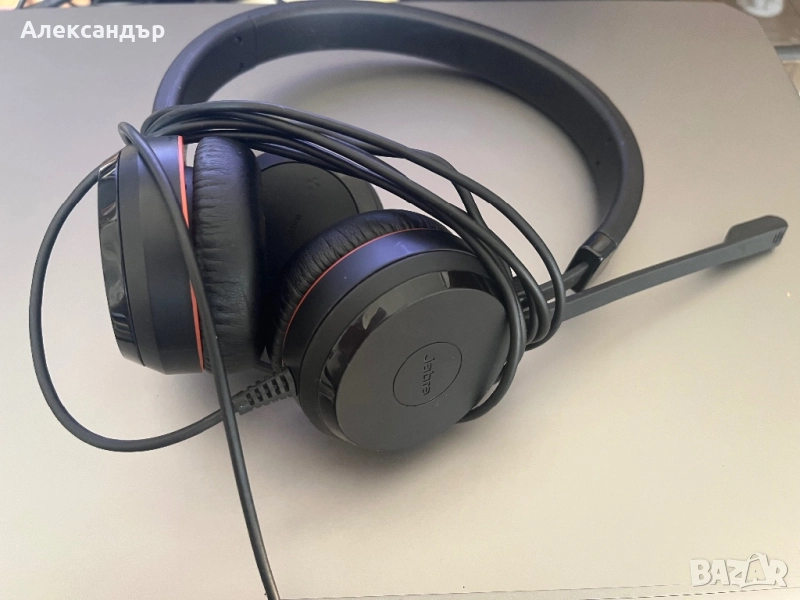 Слушалки с микрофон Jabra Evolve 20 MS Stereo USB - Special Edition , снимка 1
