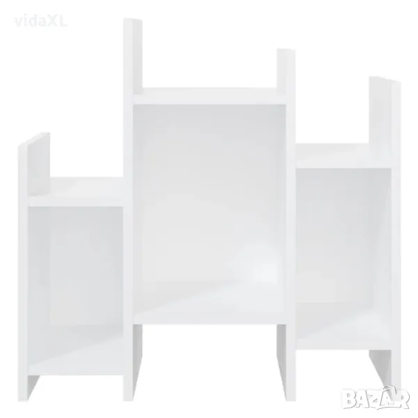 vidaXL Страничен шкаф, бял, 60x26x60 см, инженерно дърво（SKU:806283）, снимка 1