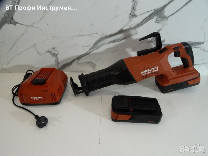 Разпродажба - Hilti SR 30 A36 / 2 x 2,6 Ah - Корав саблен трион 36 V, снимка 1